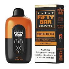 FIFTY BAR GOLD TOBACCO 20K|850035543863|Pack Of|5