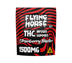 FLYING HORSE THC GUMY STRAWBERRY BLASTER 1500GM