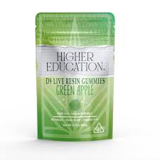 HIGHER EDUCATION D9 LR THC GUMY GREEN APPLE 30MG