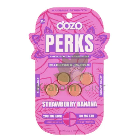 DOZO 7 HYDROXY STRAWBERRY BANANA 4CT 200MG