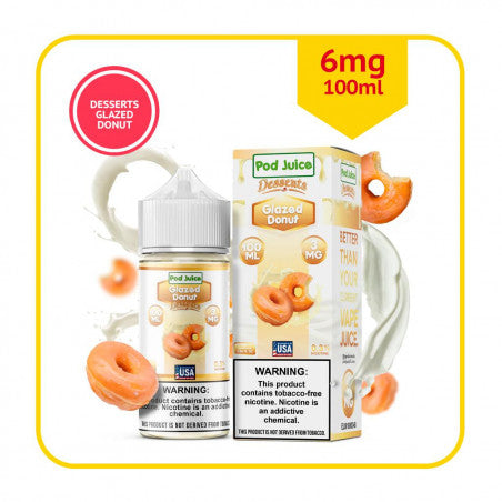 POD JUICE GLAZED DONUT 6MG 100ML