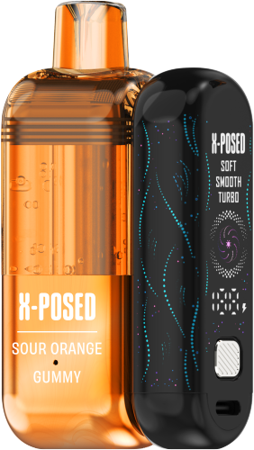 X POSED KIT SOUR ORANGE GUMMY 35K