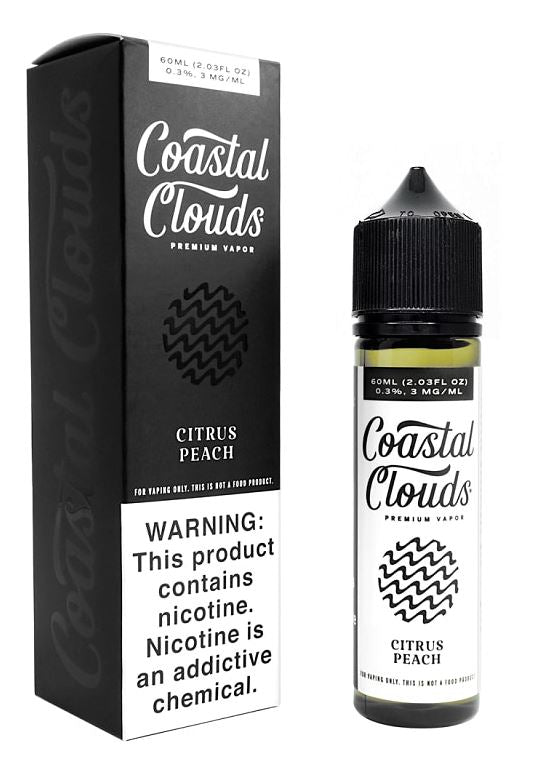 COASTAL CLOUDS CITRUS PEACH 60ML 3MG