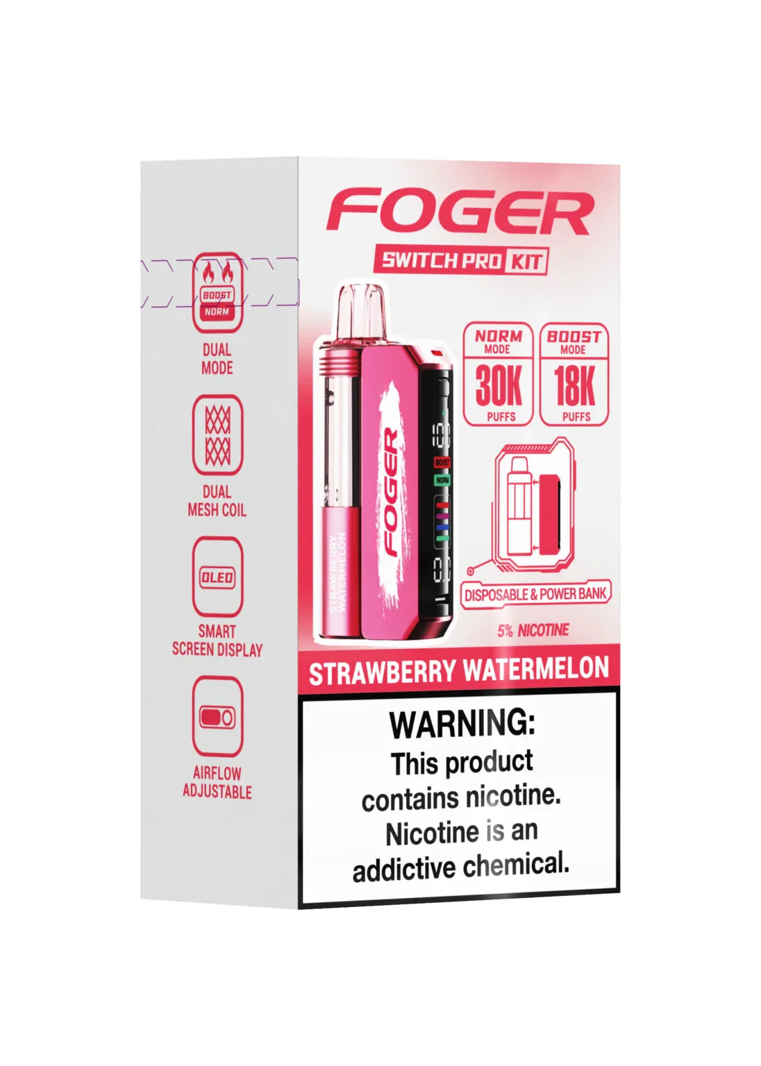 FOGER SWITCH PRO KIT STRWBRY WTRMLON 30K|6971824063776|Pack Of|5