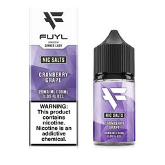 FUYL DINNER LADY SALT CRANBERRY GRAPE 25MG 30ML