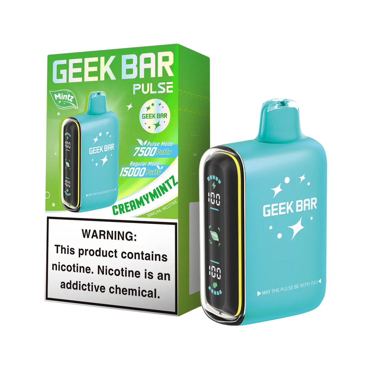 GEEK BAR PULSE CREAMY MINTZ 15K|810164282590|Pack Of|5