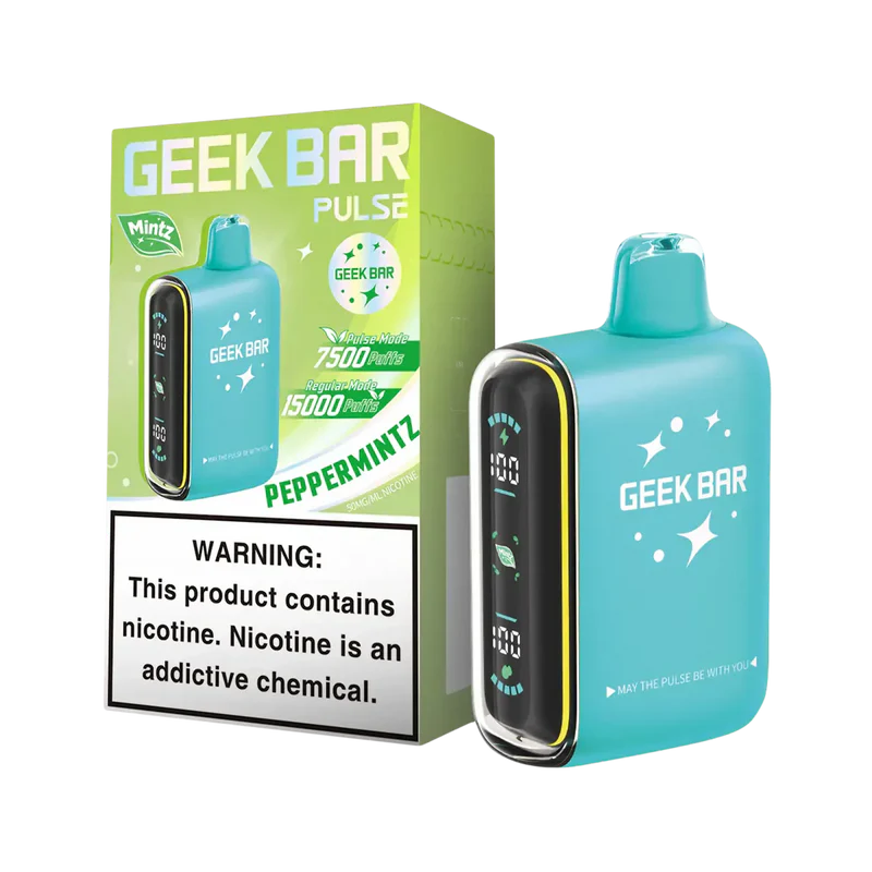 GEEK BAR PULSE PEPPER MINTZ 15K|810164282538|Pack Of|5