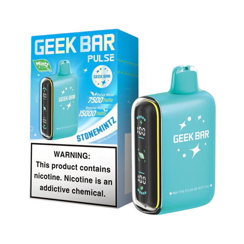 GEEK BAR PULSE STONE MINTZ 15K|810164282552|Pack Of|5