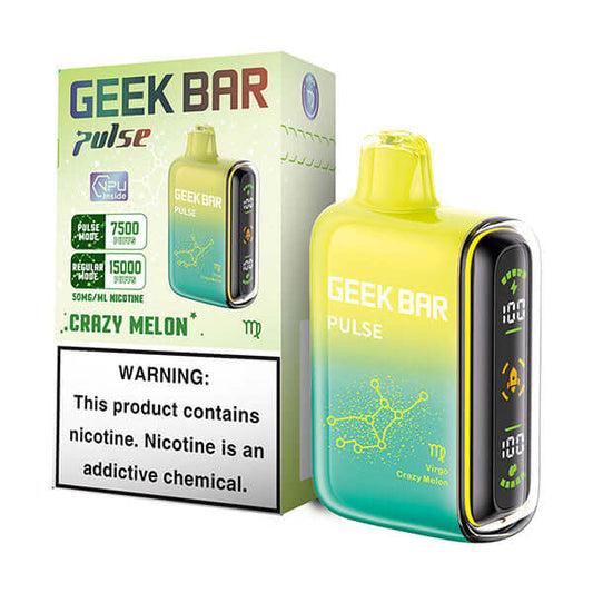 GEEK BAR PULSE CRAZY MELON 15K|810125437052|Pack Of|5