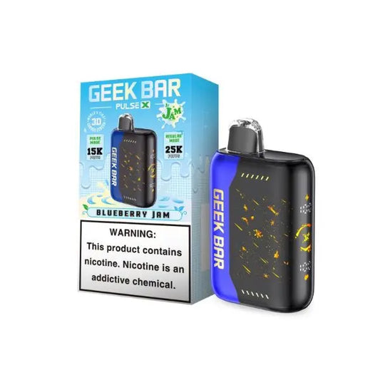 GEEK BAR PULSE X BLUEBERRY JAM 25K|810164283207|Pack Of|5