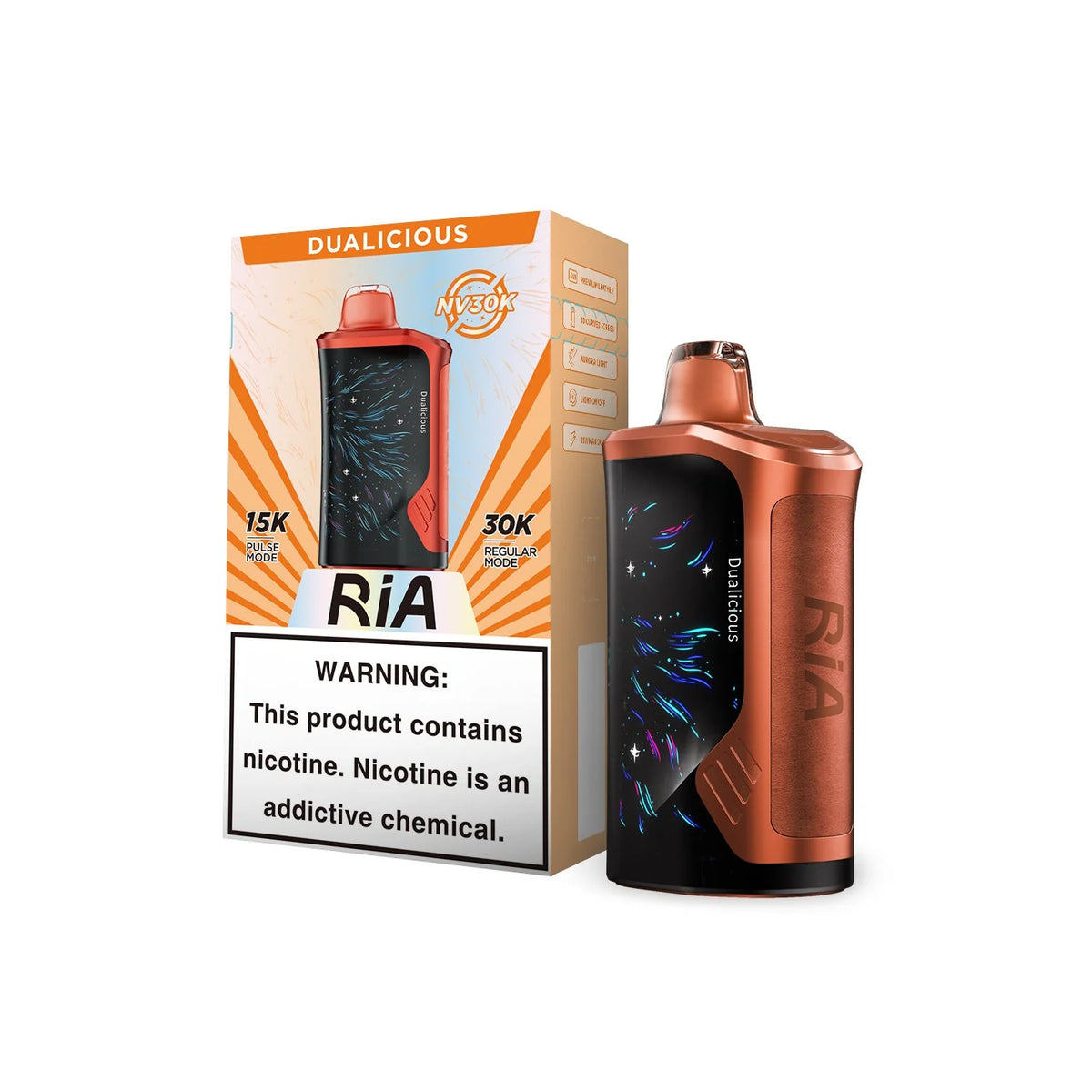 RIA NV DUALICIOUS 30K|810186630225|Pack Of|5