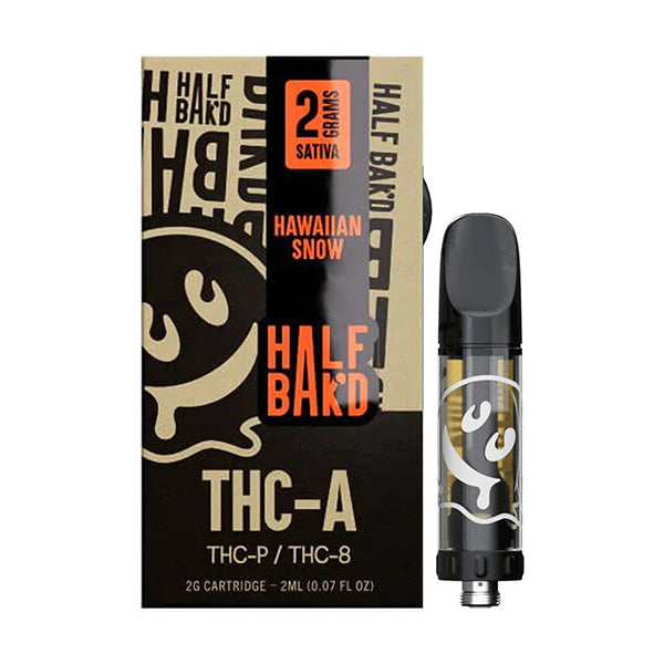 HALF BAKD THCA CARTRIDGE HAWAIIAN SNOW 2GM|850046357589|Pack Of|5