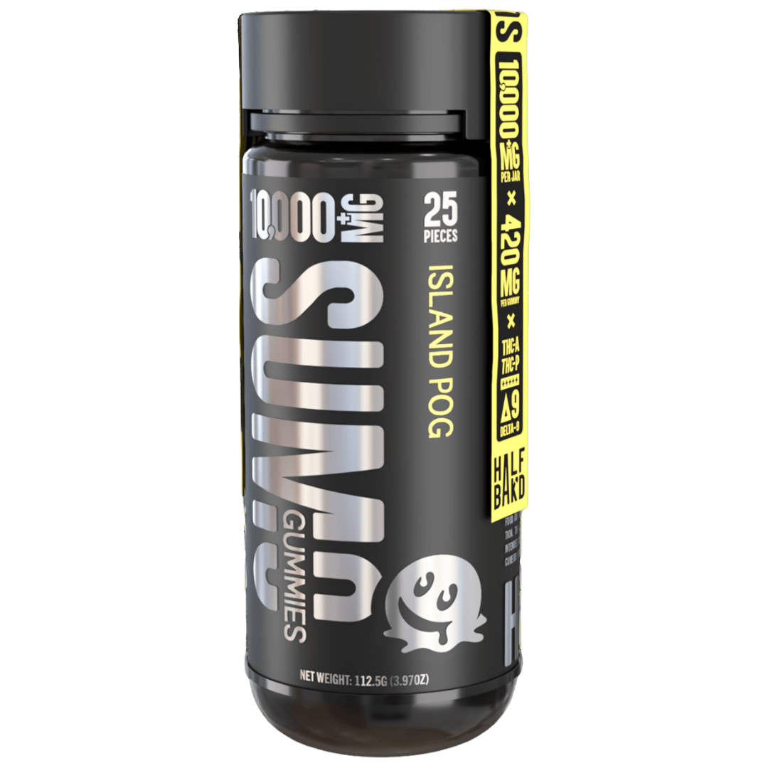 HALF BAKD SUMO D8 GUMY ISLAND POG 10000MG|850065626437|Pack Of|6