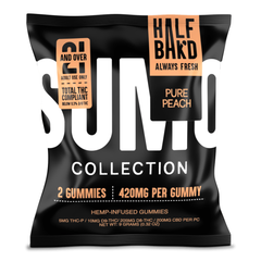 HALF BAKD SUMO GUMY D9 GUMY PURE PEACH 420MG