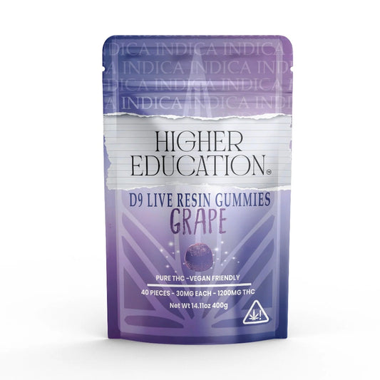 HIGHER EDUCATION D9 LR GUMY GRAPE IND 1200MG|860013389826|Pack Of|1
