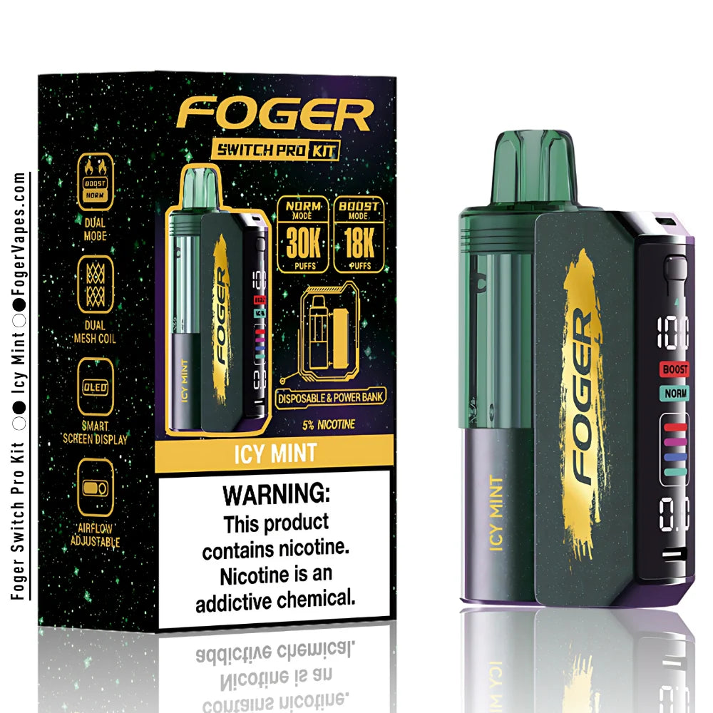 FOGER SWITCH PRO KIT ICY MINT 30K|6971824063448|Pack Of|5