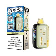 NEXA PIX USA 35K|NEXA PIX USA WHITE GUMMY 35K|810205670461| Pack of 5