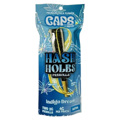 CAPS HASH PREROLLS INDIGO DREAM SATIVA 4G|700433943485|Pack Of|10