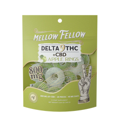 MELLOW FELLOW D9 CBD APPLE RINGS 800MG|810121200780|Pack Of|1