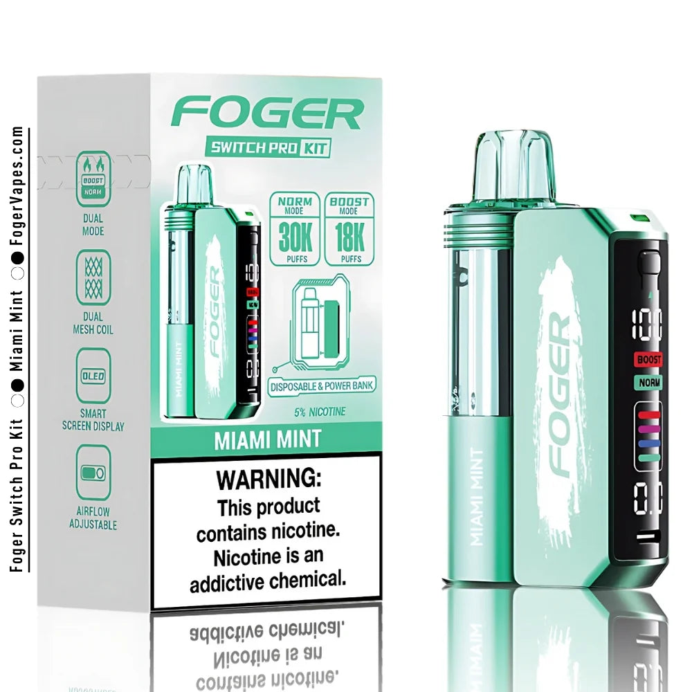 FOGER SWITCH PRO KIT MIAMI MINT 30K|6971824063332|Pack Of|5