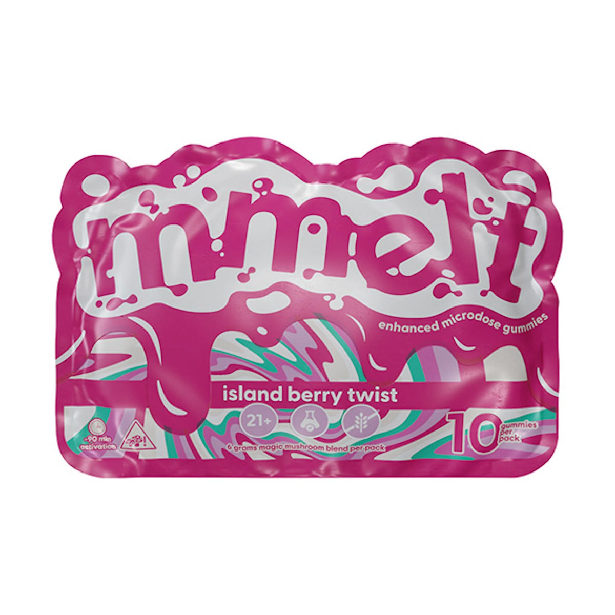MMELT GUMMY ISLAND BERRY TWIST 6GM|850060068492|Pack Of|20