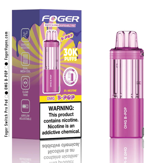 FOGER SWITCH PRO POD OMG B POP 30K|6971824064230|Pack Of|5