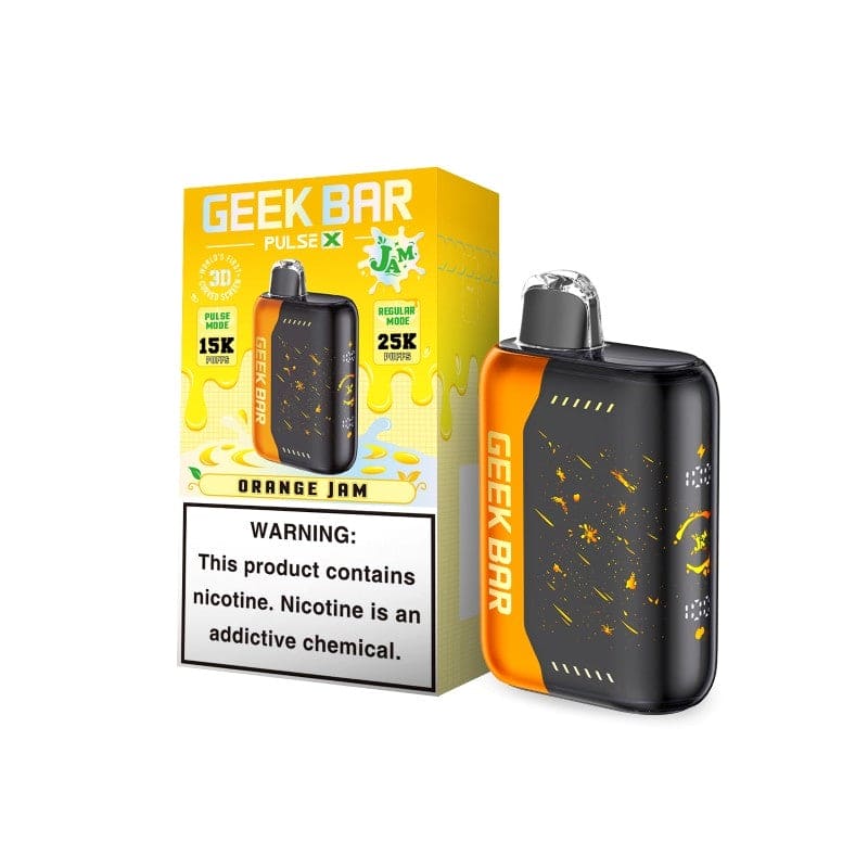 GEEK BAR PULSE X ORANGE JAM 25K|810164283221|Pack Of|5