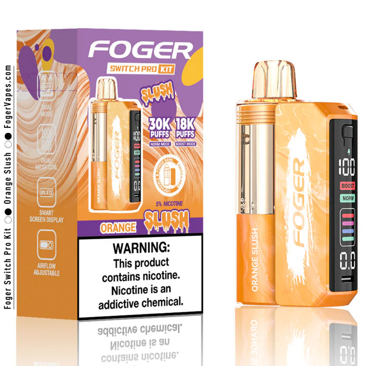 FOGER 30K SWITCH PRO KIT ORANGE SLUSH
