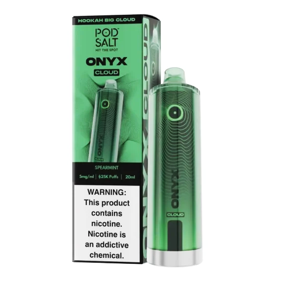 POD SALT ONYX CLOUD SPEARMINT 25K|5056598164964|Pack Of|5