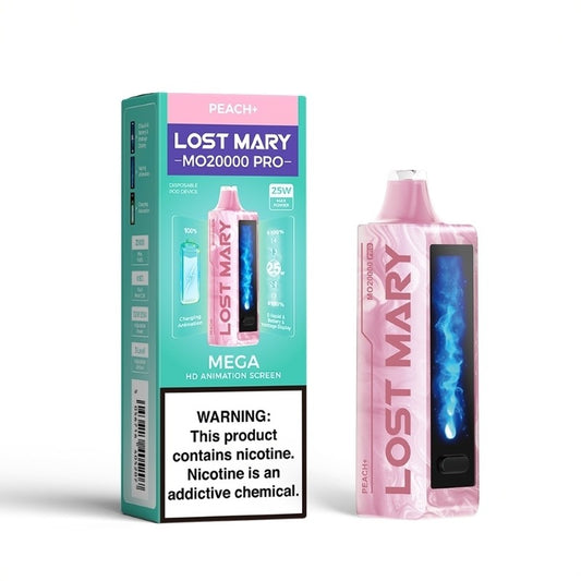 LOST MARY MO PRO PEACH PLUS 20K|5056716405207|Pack Of|5