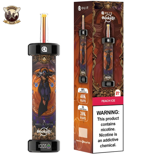 OLIT HOOKALIT PEACH ICE 40K|6975569849572|Pack Of|5