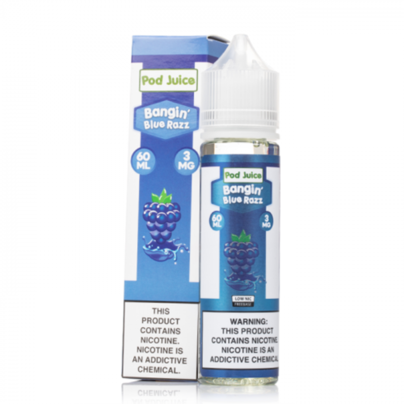 POD JUICE BANGIN BLUE RAZZ 60ML 3MG