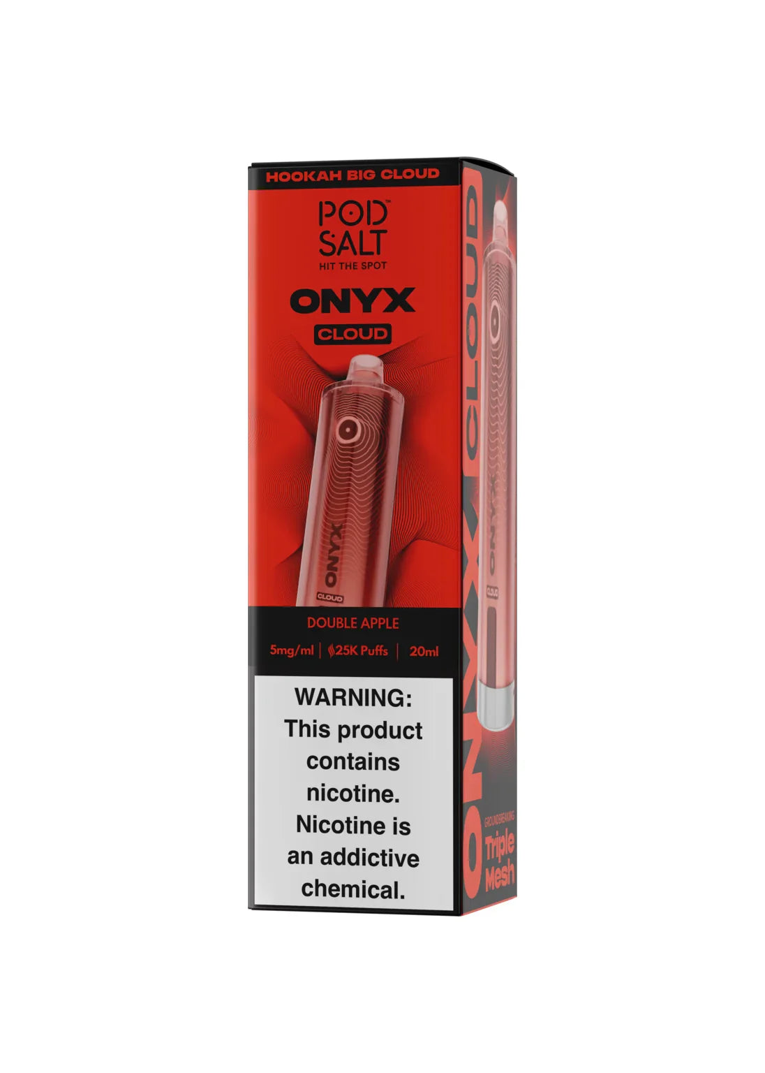 POD SALT ONYX CLOUD DOUBLE APPLE 25K|5056598161932|Pack Of|5