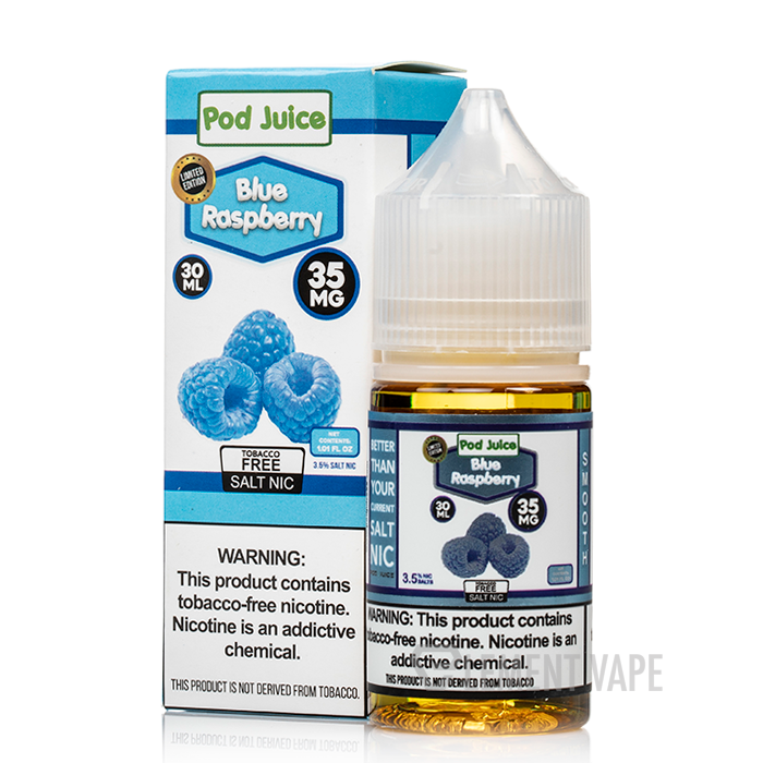 POD JUICE BLUE RSPBRY 30ML 35MG