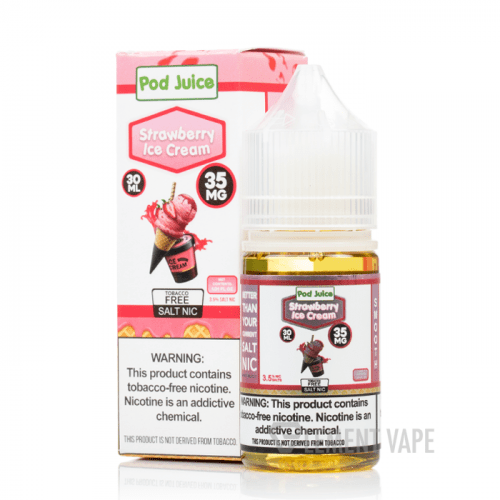 POD JUICE SALT STRAWBERRY ICE CREAM 30ML 35MG