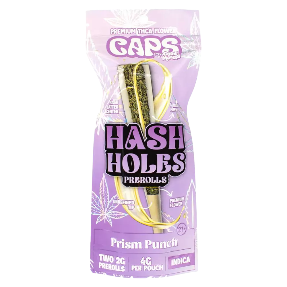 CAPS HASH PREROLLS PRISM PUNCH INDICA 4G|700433943508|Pack Of|10