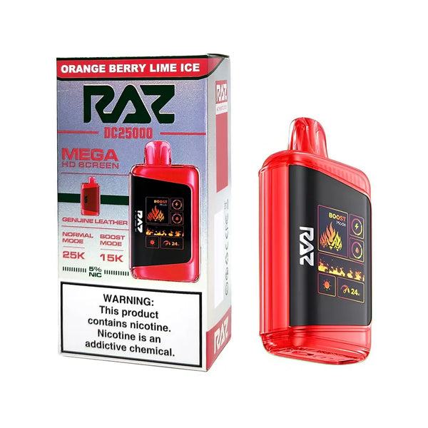 RAZ ORANGE BERRY LIME ICE 25K|6972866507525|Pack Of|5