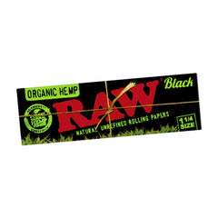 RAW BLACK ORGANIC HEMP PAPER 1