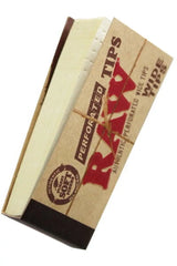 RAW PERFORATED WIDE TIPS 50CT BOX