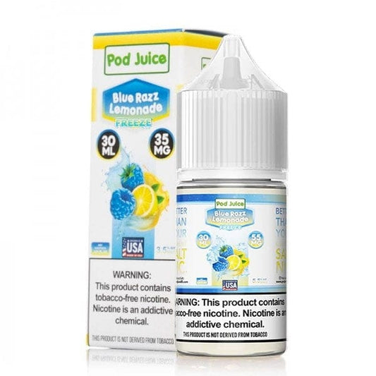 POD JUICE SALT FREEZ BLUE RAZZ LMNADE 35MG 30ML