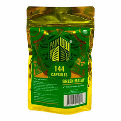 PAIN OUT KRATOM CAPSULE GREEN MALAY 144CT