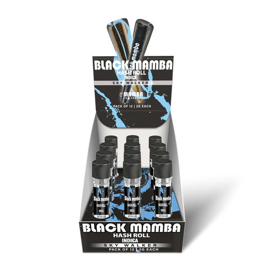 BLACK MAMBA HASH ROLL| SKY WALKER INDICA PROLL 2GM|0602581753872|PK OF 12