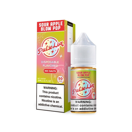 PULSELIQ SOUR APPLE B POP 50MG 30ML