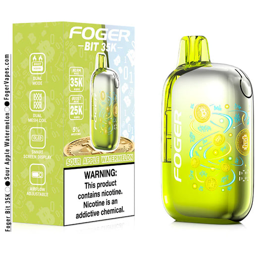 FOGER BIT SOUR APPLE WATERMELON 35K