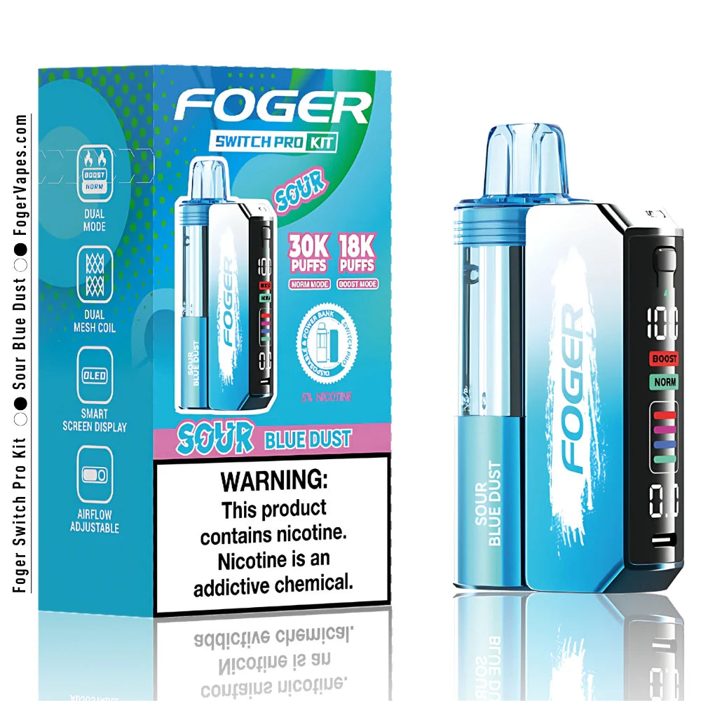 FOGER SWITCH PRO KIT SOUR BLUE DUST 30K|6971824063851|Pack Of|5