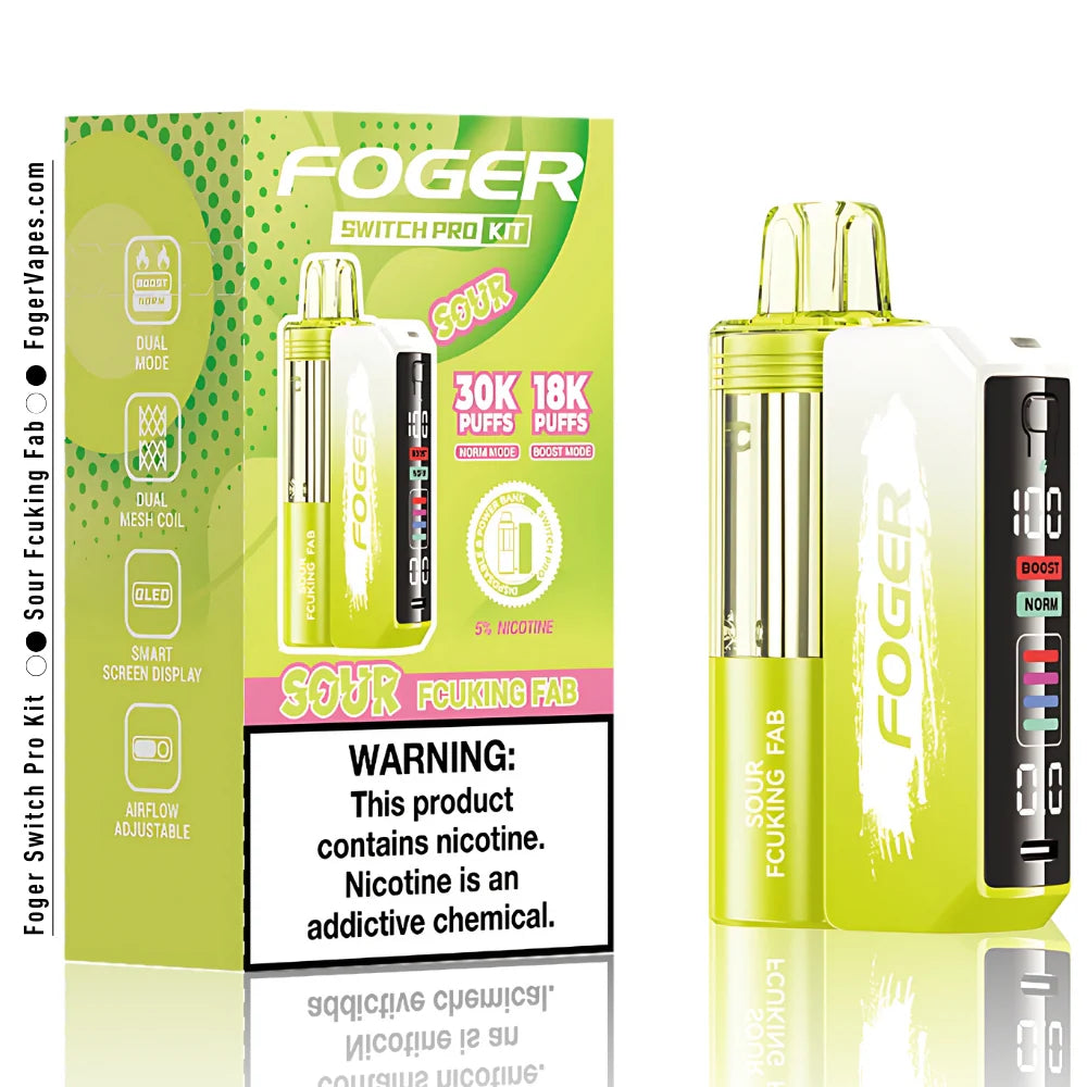 FOGER SWITCH PRO KIT SOUR FCUKING FAB 30K|6971824063950|Pack Of|5