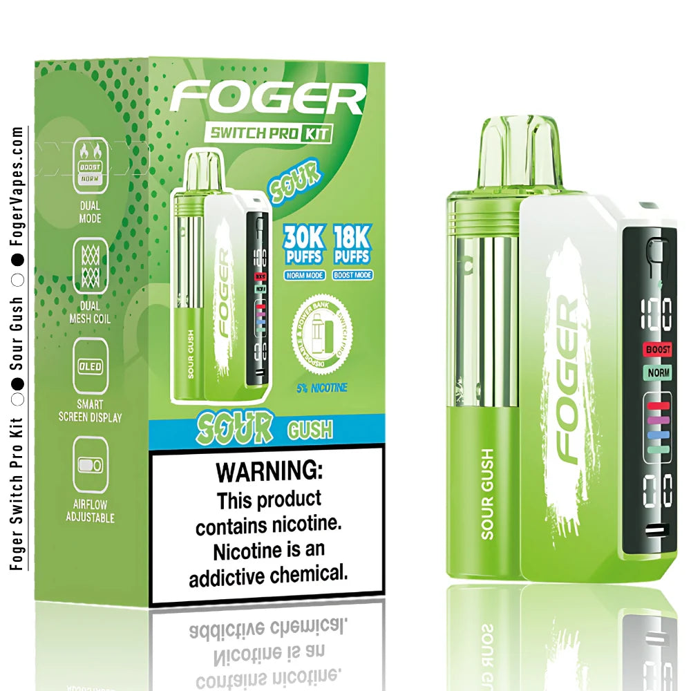 FOGER SWITCH PRO KIT SOUR GUSH 30K|6971824063844|Pack Of|5