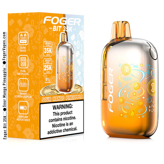 FOGER BIT SOUR MANGO PINEAPPLE 35K