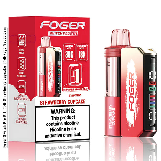 FOGER SWITCH PRO KIT STRAWBERRY CUPCAKE 30K|6971824063868|Pack Of|5