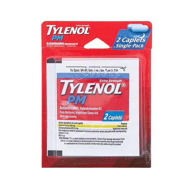 Tylenol PM Single Pack Blister 12 x 1 12cs|655708129456|Pack Of|12